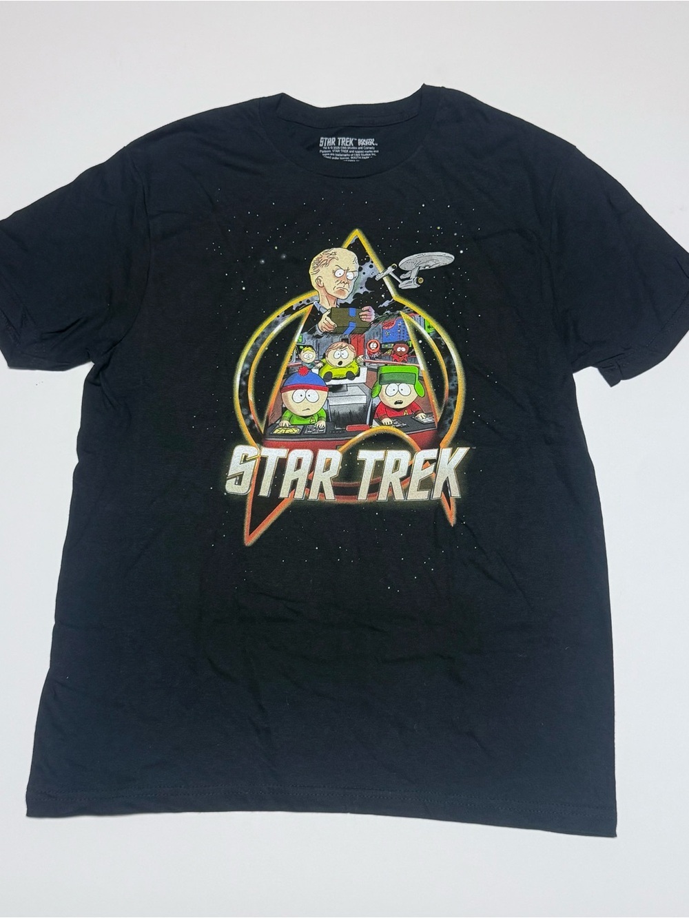 Rare South Park Star Trek T-shirt sz Med